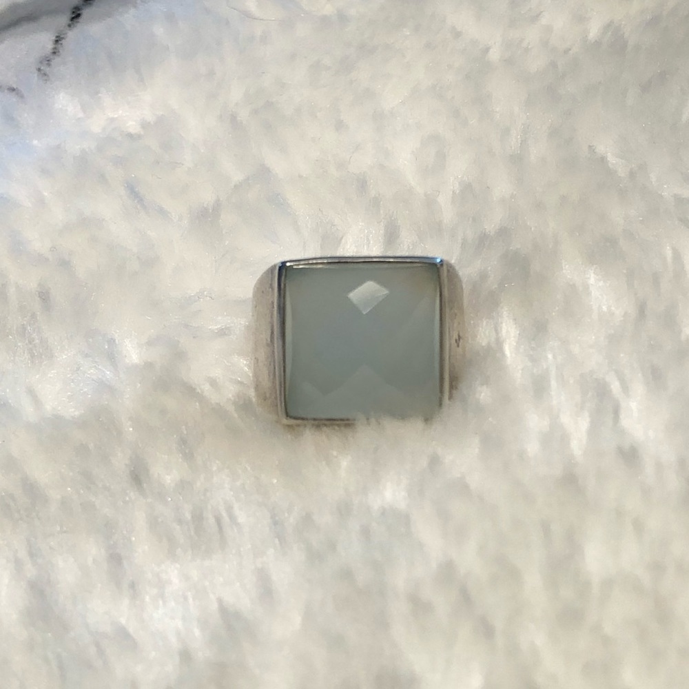 Chalcedony Sterling Ring - image 1